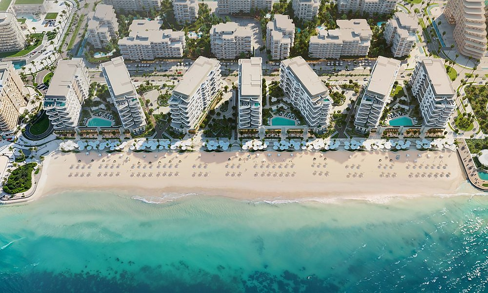 Al Fahid Island masterplan render