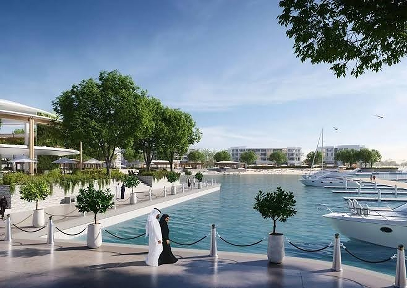 Ramhan Island waterside promenade