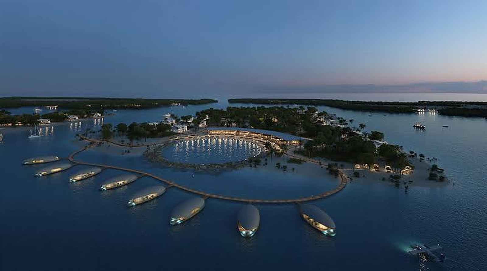 Ritz-Carlton Reserve floating villas