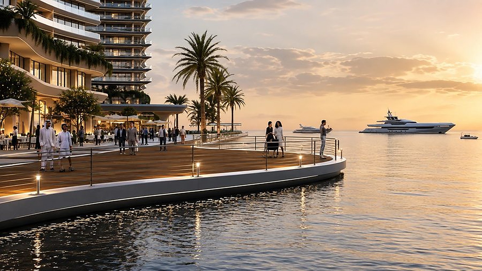 Marsa Al Saadiyat marina render