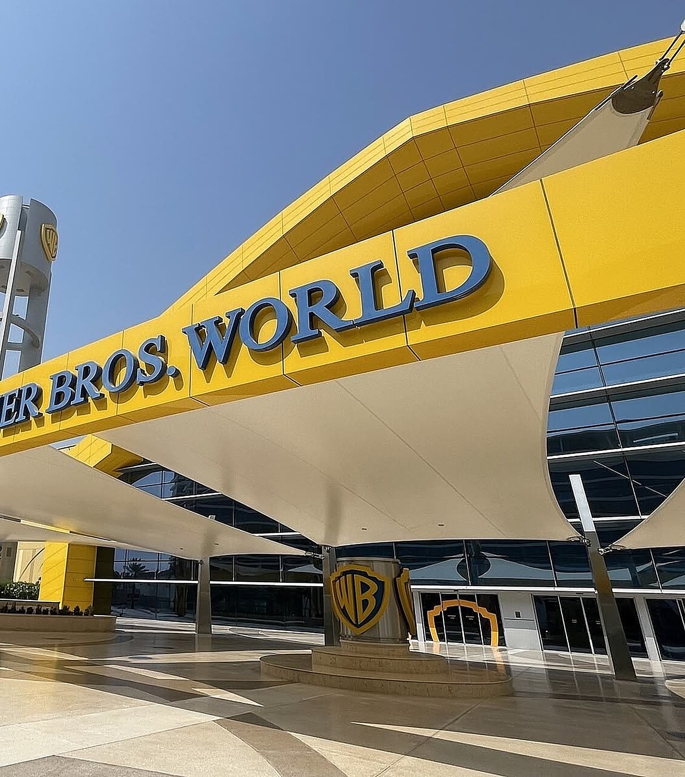 Warner Bros World Abu Dhabi entrance