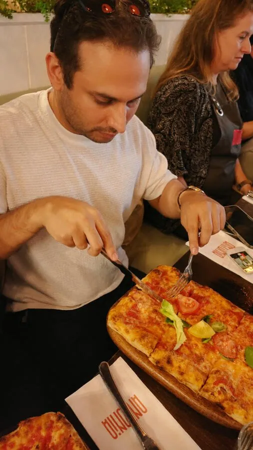 Team pizza-making day