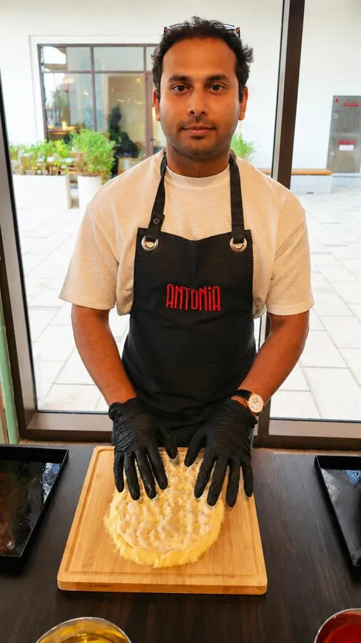 Team pizza-making day