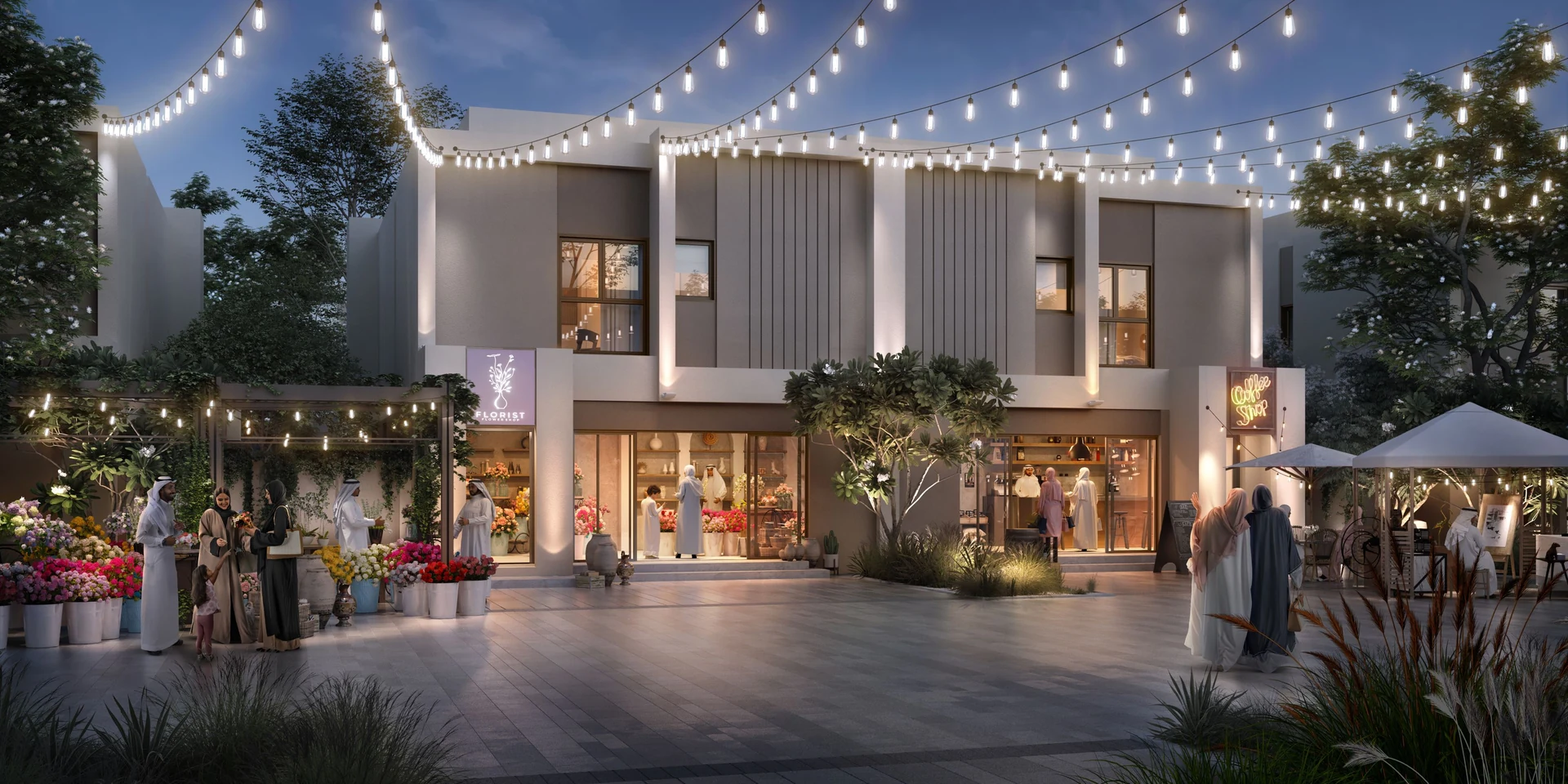 Illustrative exterior render for Al Deem Townhomes from Aldar’s dated sales announcement
