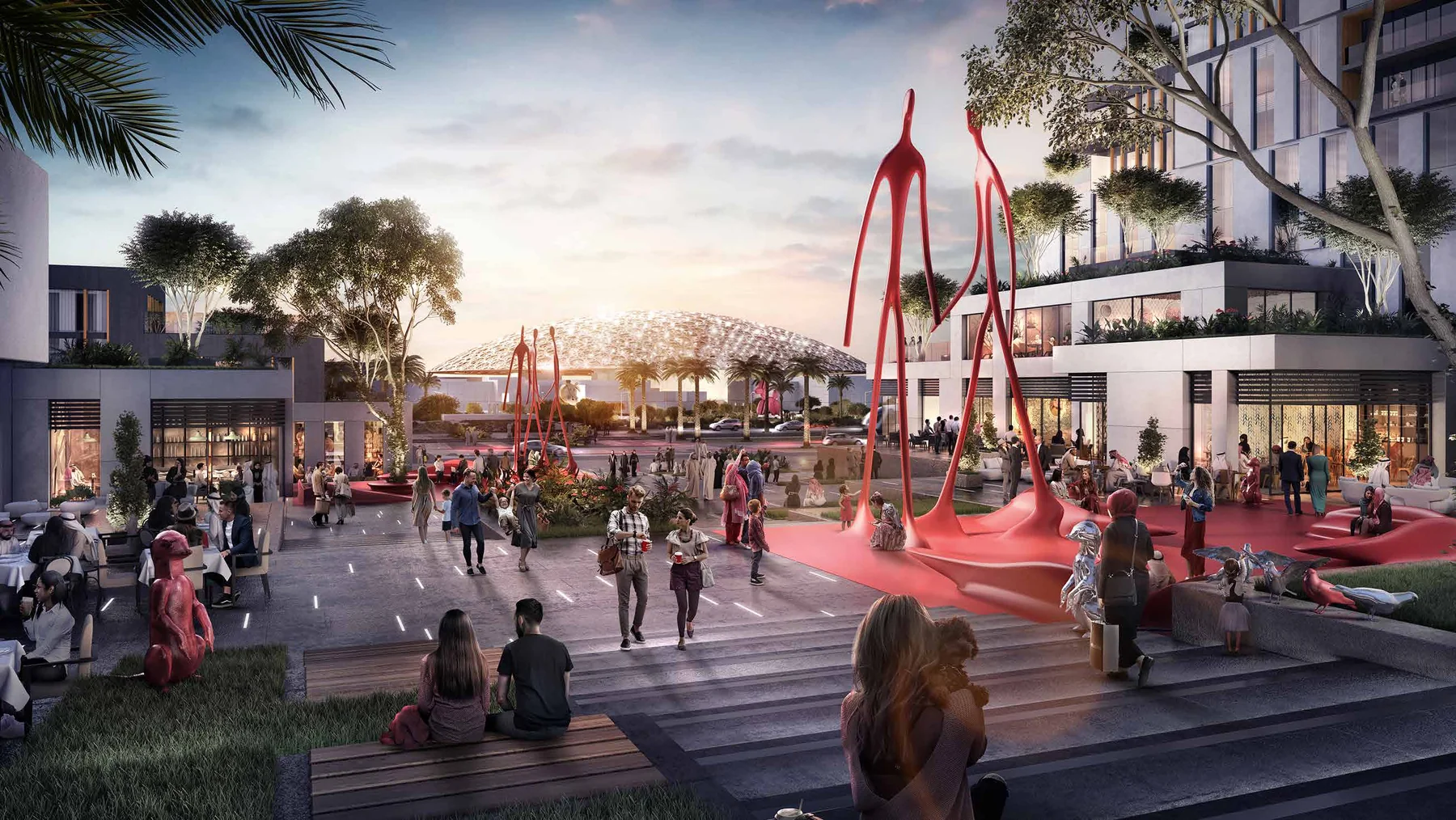 The Arthouse residential buildings in Saadiyat Cultural District