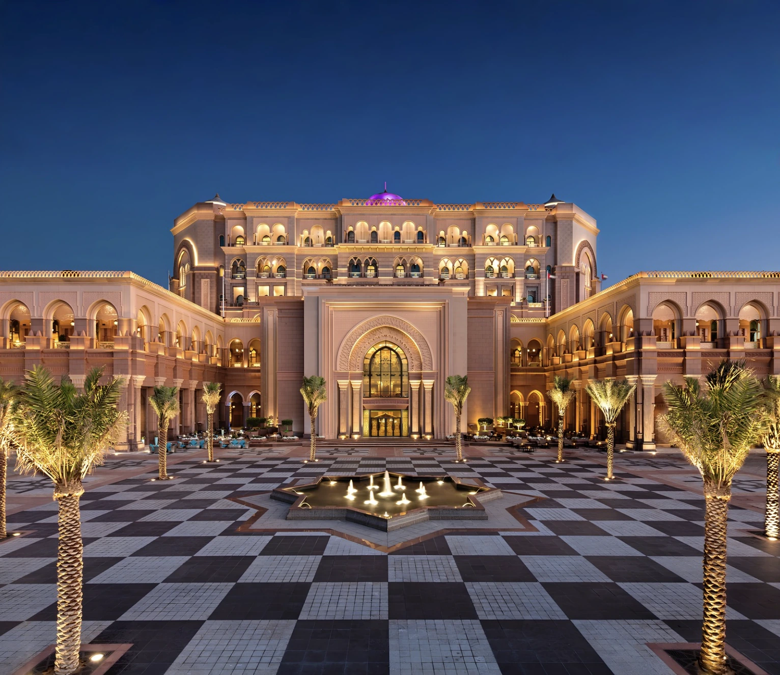 Emirates Palace in Abu Dhabi
