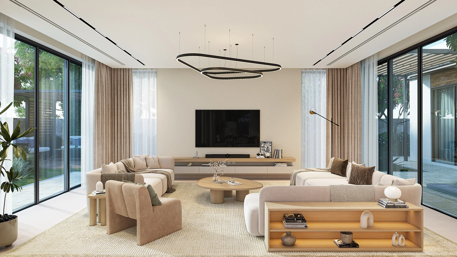 Al Naseem Community living-area render