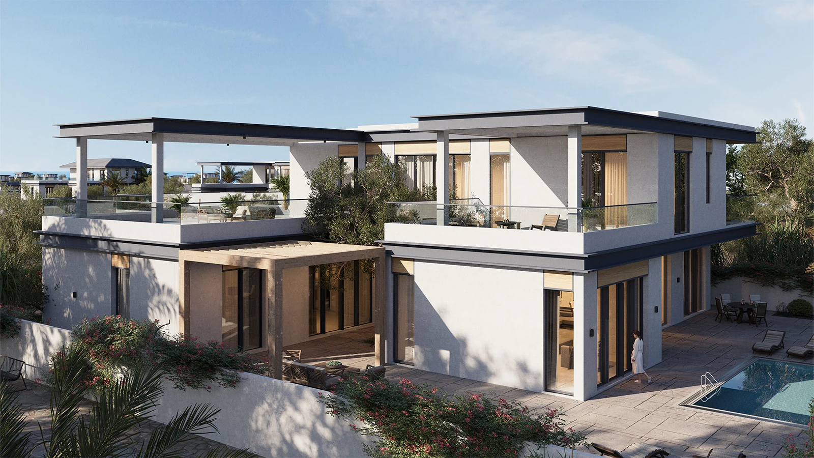 Al Naseem Community villa exterior render