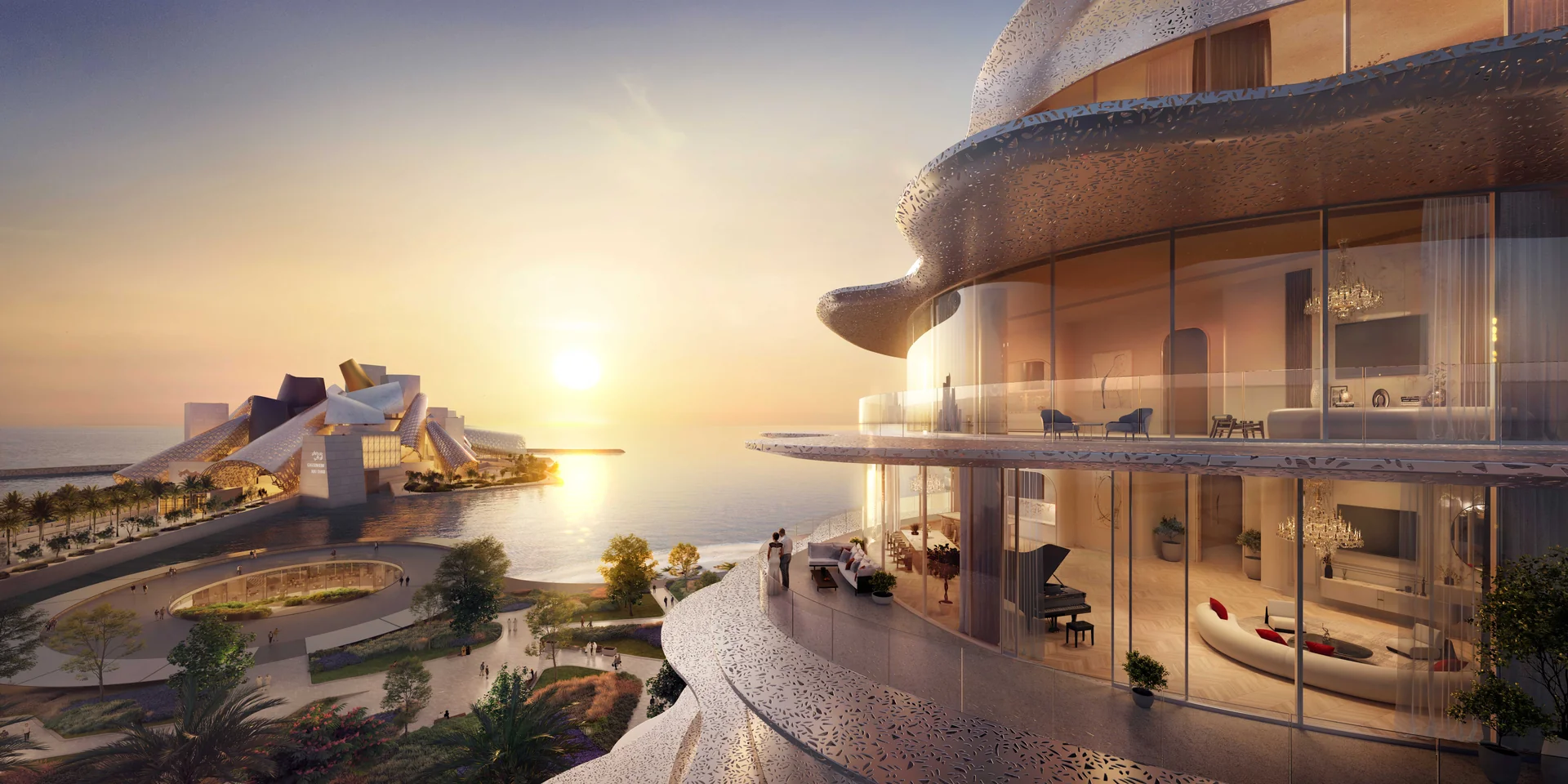 Baccarat Residences Saadiyat project render