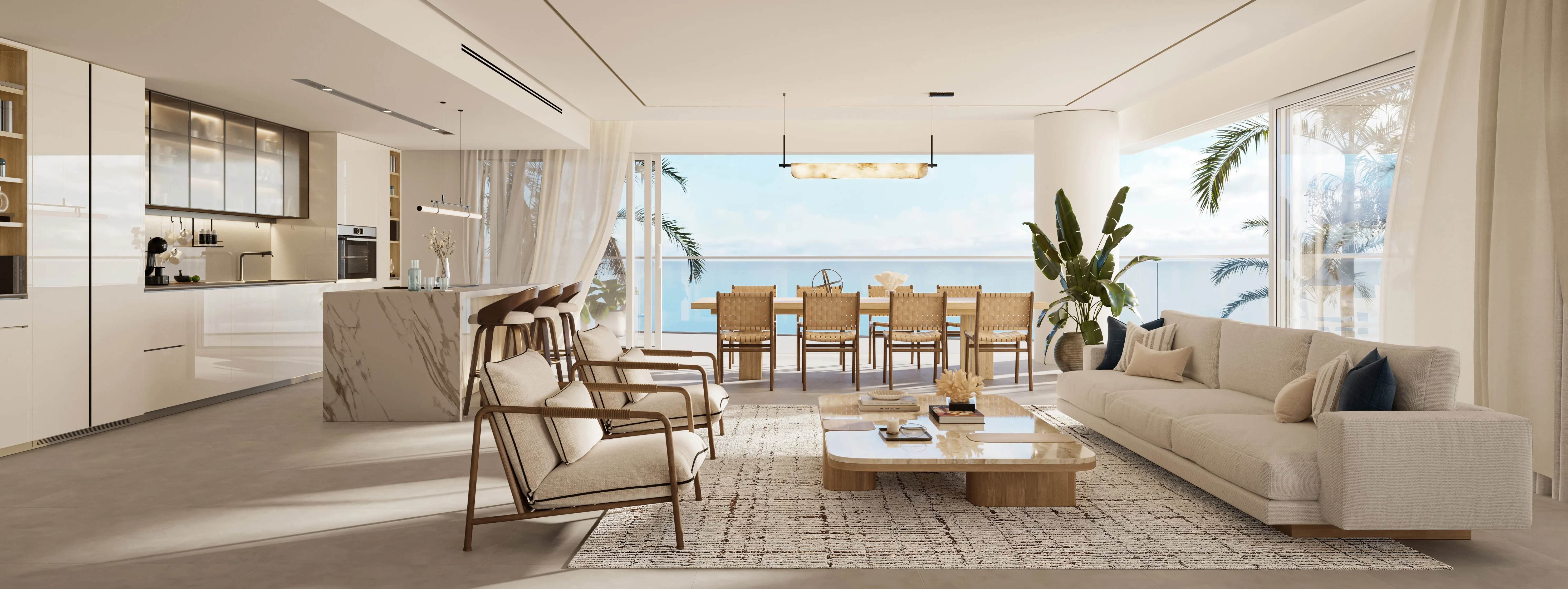 Interior at Fahid Beach Residences