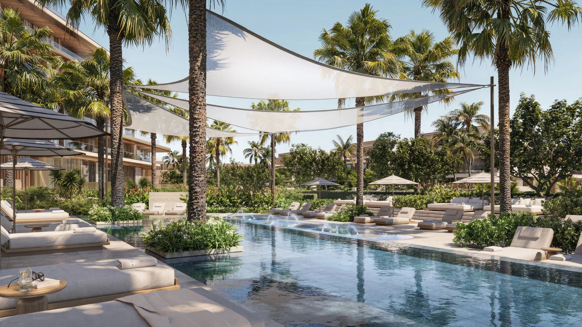 Amenity space at Four Seasons Private Residences Saadiyat Beach