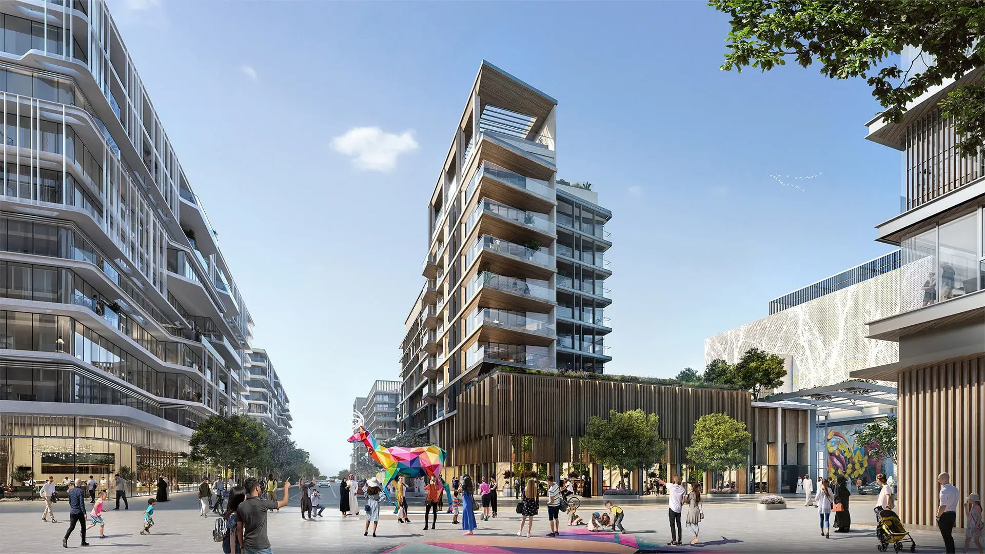 Grove Beach Views residential building at Saadiyat Grove by Aldar