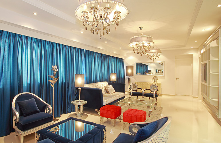 Residence interior at Marina Bay