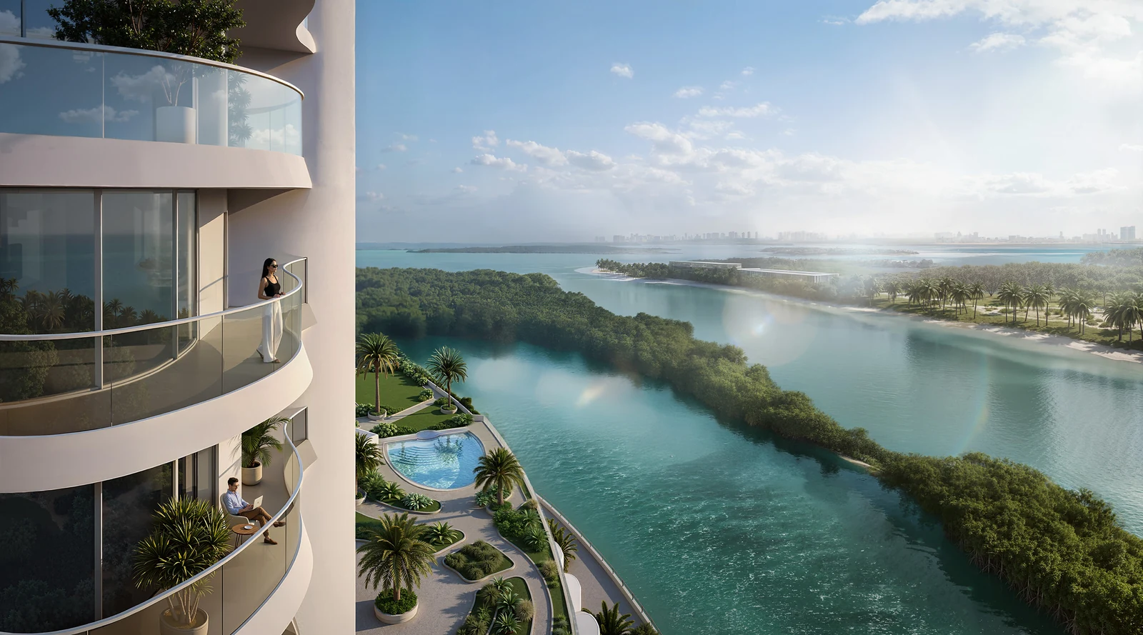 Radisson Residences Al Reem Island project render