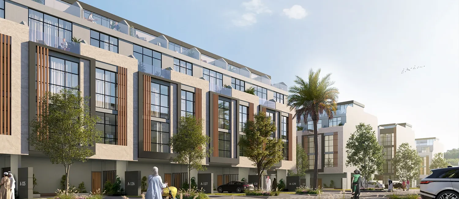 Reportage Village Abu Dhabi exterior render