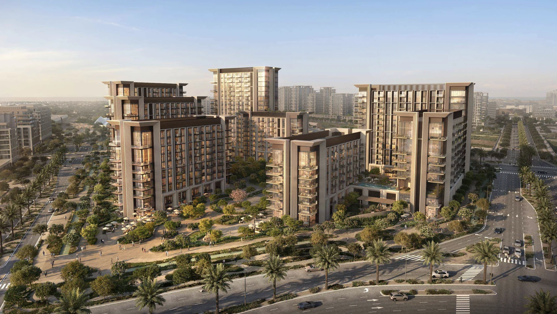 Sei Saadiyat exterior residence render in Saadiyat Cultural District