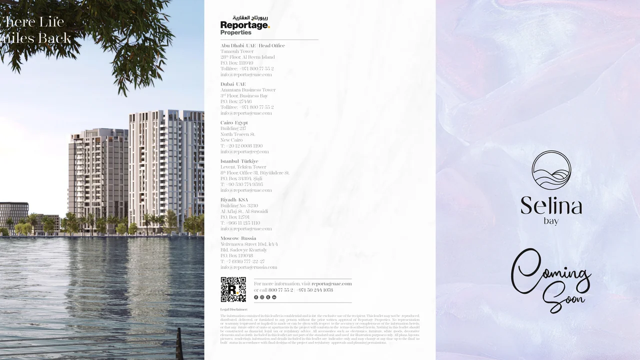 Selina Bay by Reportage at West Yas, Yas Island, Abu Dhabi