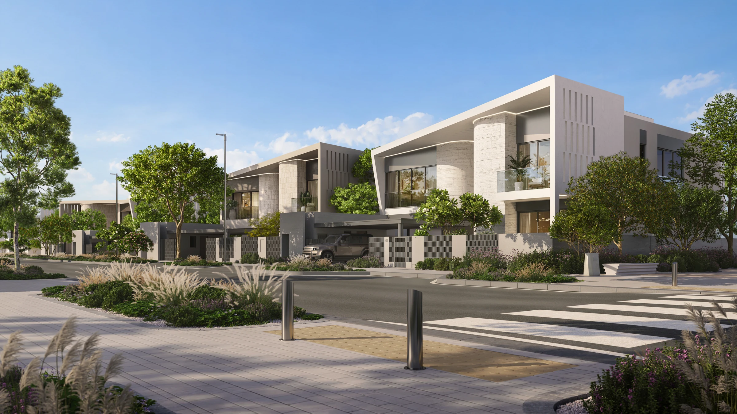 Talay at Marsa Al Saadiyat villa streetscape render