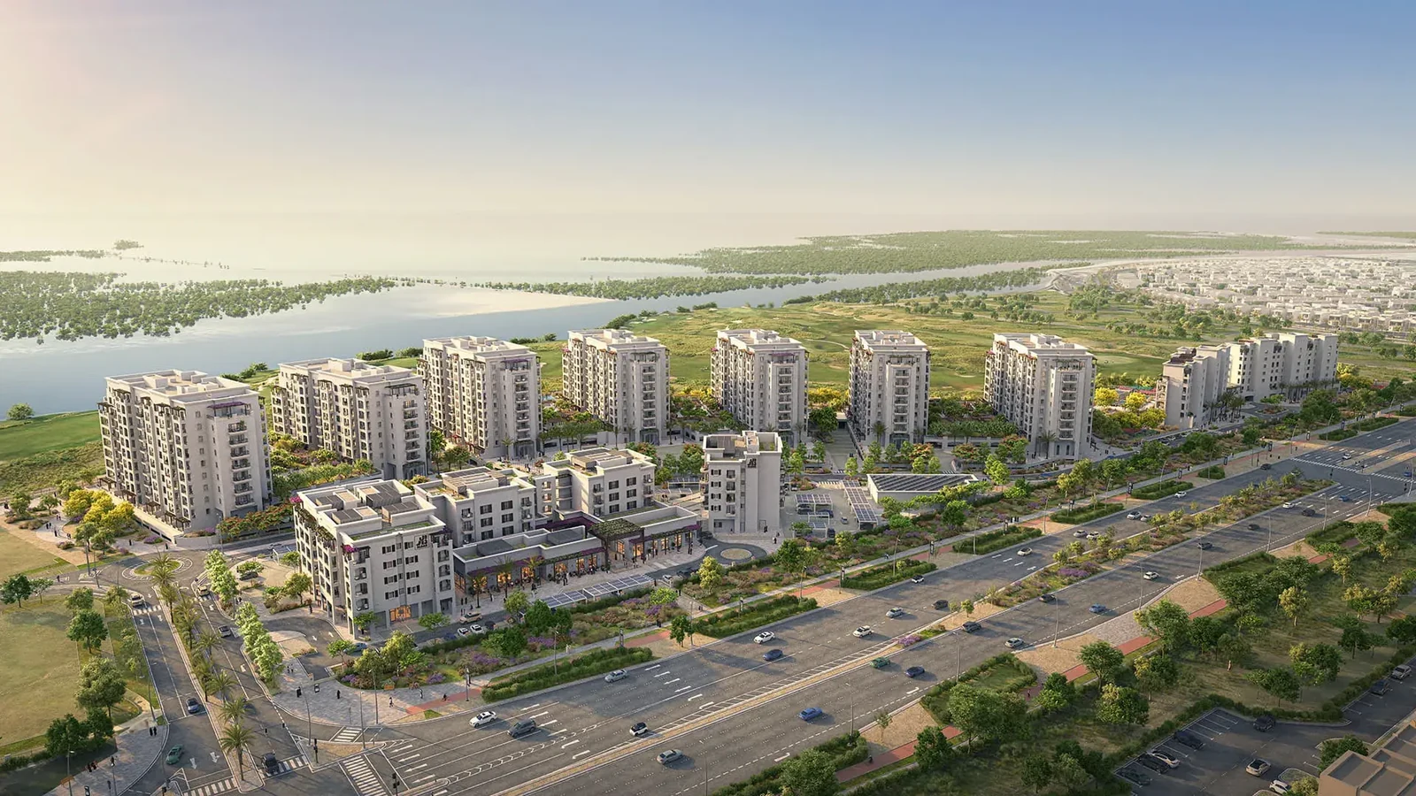 Official developer render for Yas Golf Collection