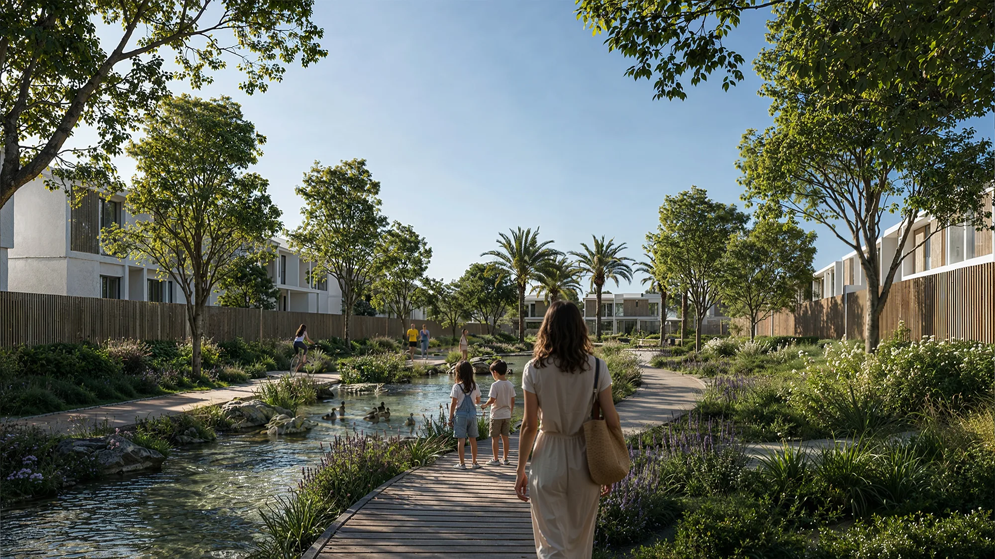 Yas Riva Reserve villa and community render