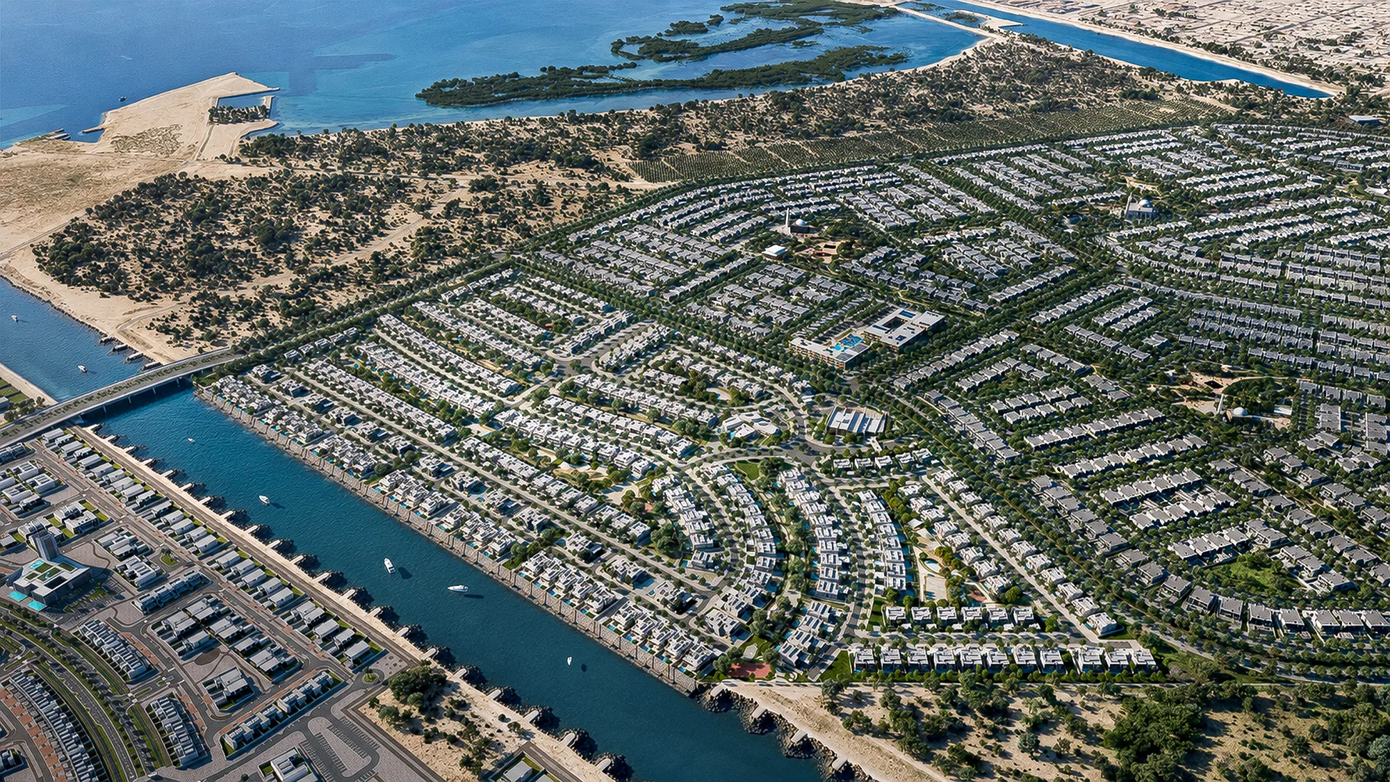 Yas Riva Reserve villa and community render