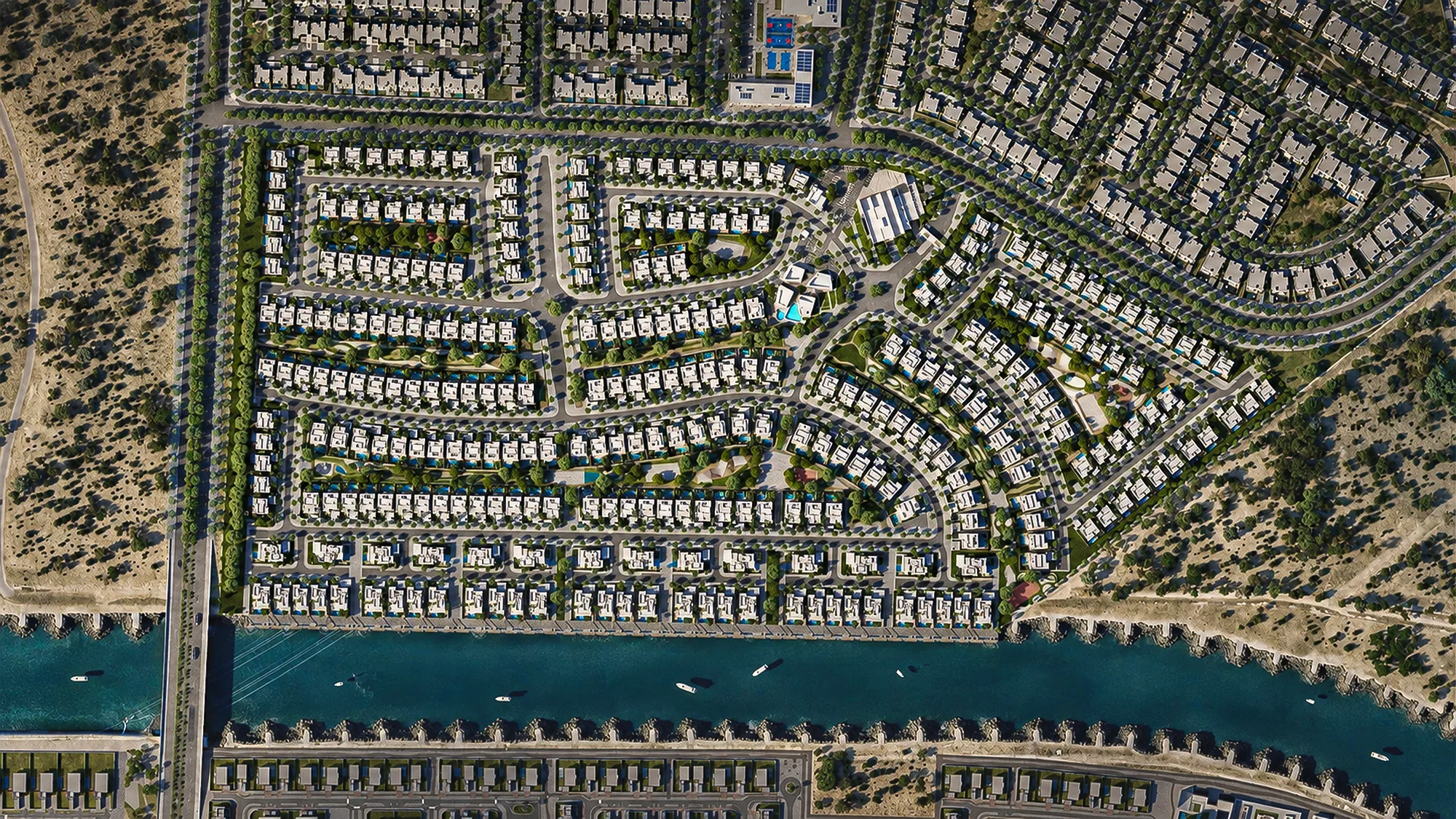 Yas Riva Reserve villa and community render