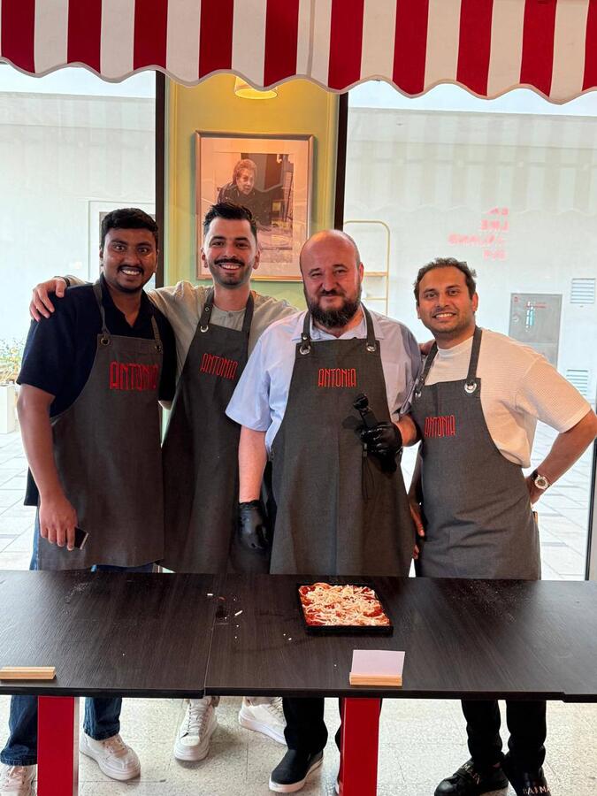 Team pizza-making day