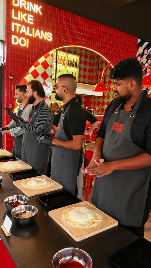 Team pizza-making day