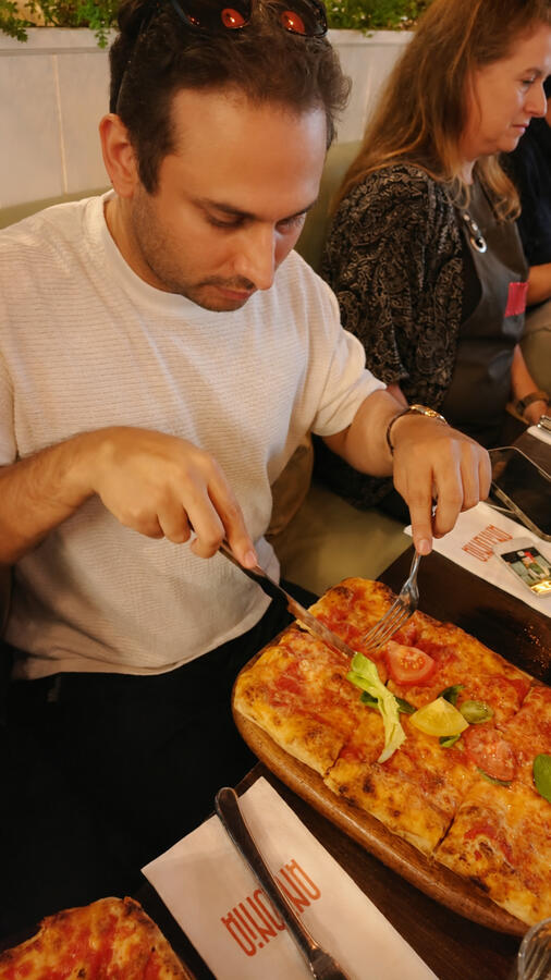 Team pizza-making day