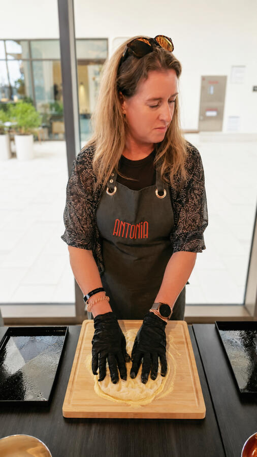 Team pizza-making day