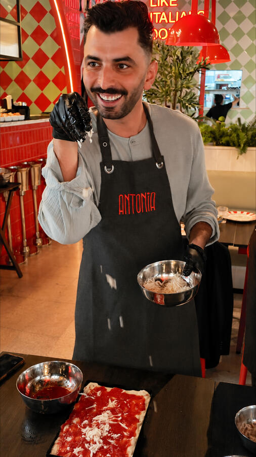 Team pizza-making day