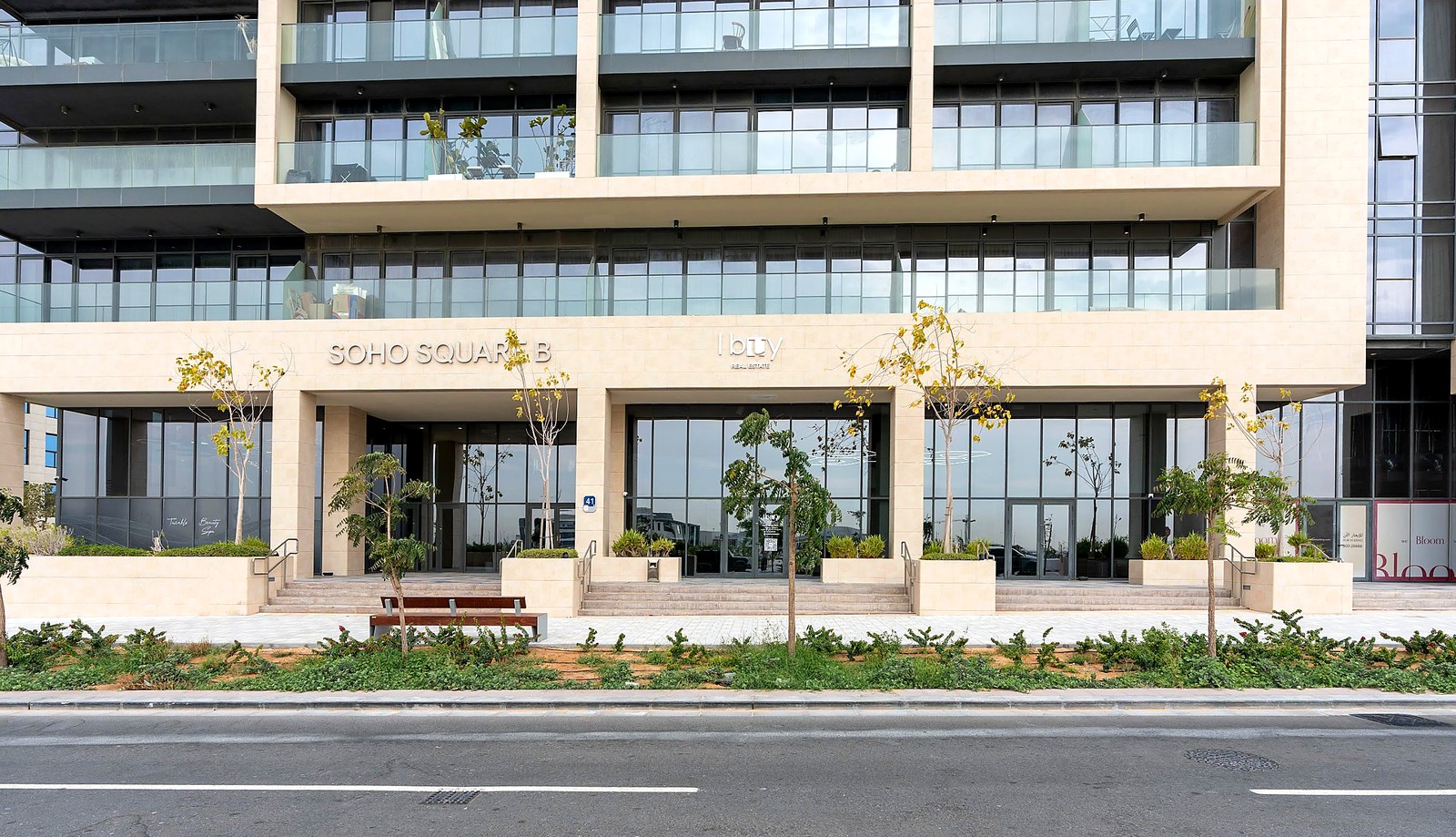 Soho Square B building facade
