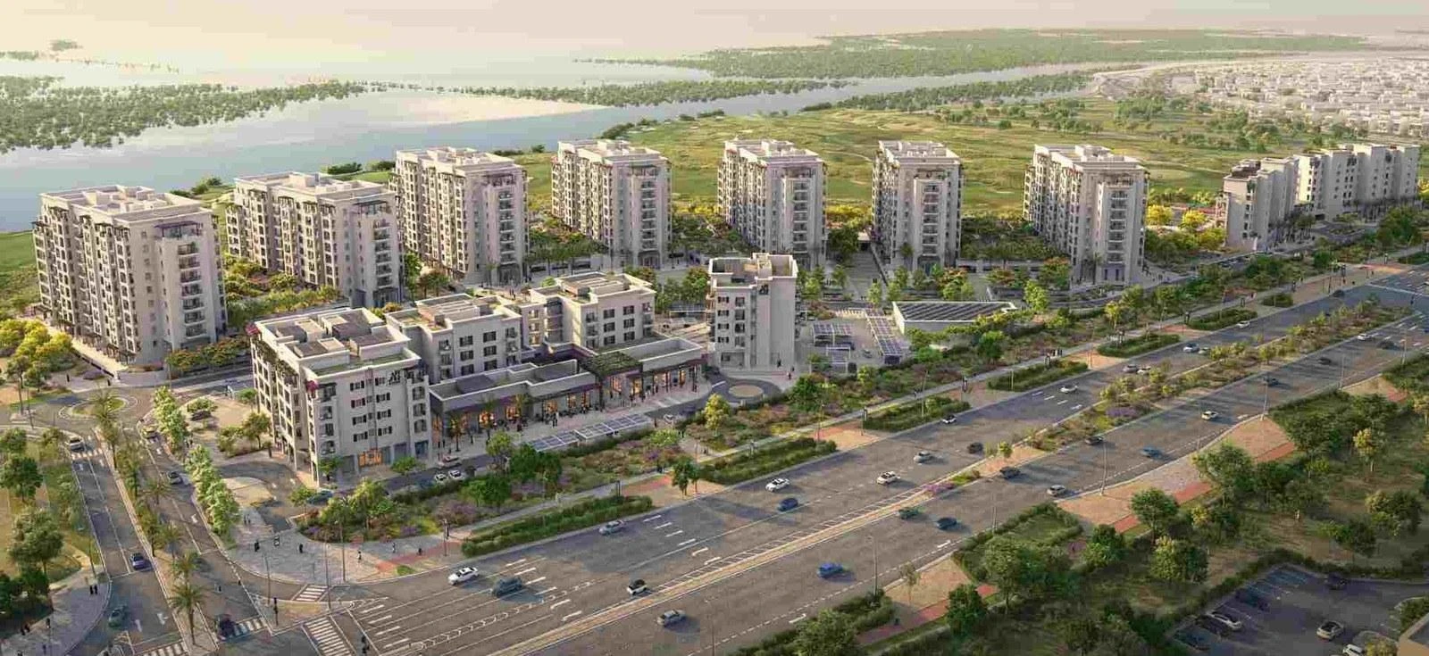 Yas Golf Collection buildings from above | Aldar