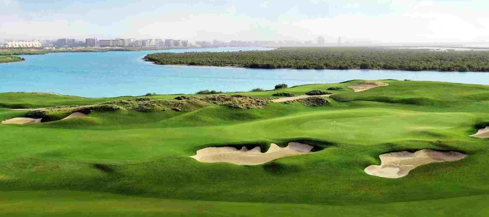 Yas Links golf course next to Yas Golf Collection | Aldar